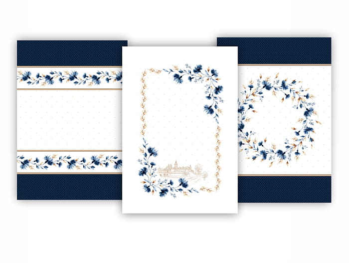 Набор Set-3 полотенец "Сапфира"