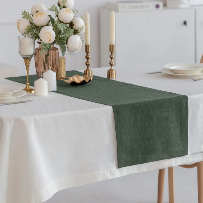 Дорожка 40х140 см цвет "Зеленый графит" декоративная