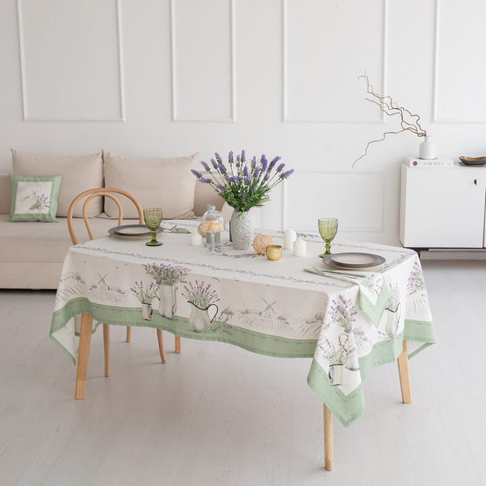 Скатерть 145х185 см "Лавандовое лето"