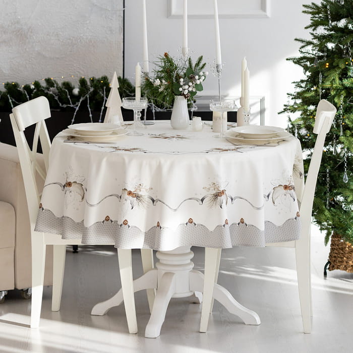 Скатерть круглая  D-170 см "Стоун"