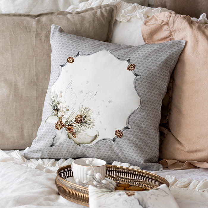 Декоративная наволочка "Стоун рамка"