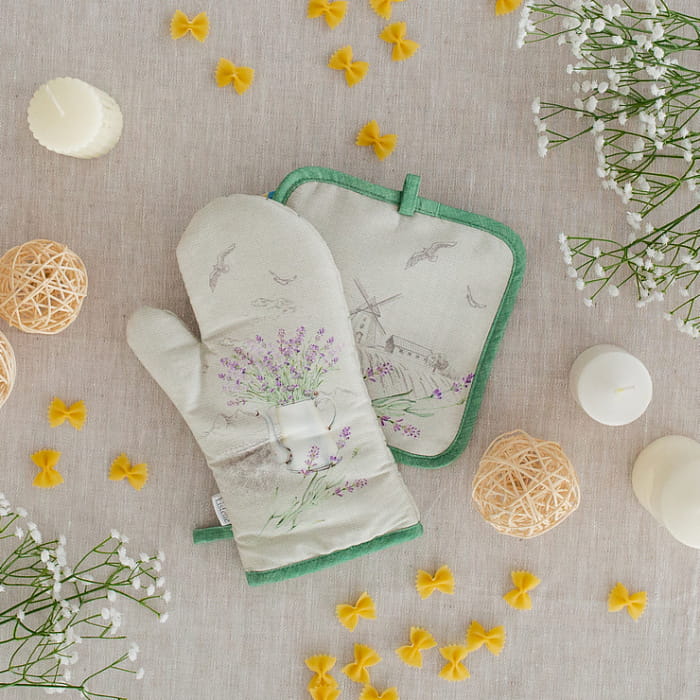 Комплект прихваток "Лавандовое лето"