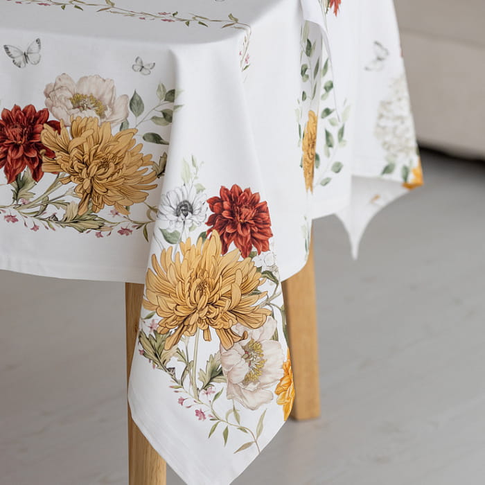 Скатерть  145х180 см "Цветочная симфония"