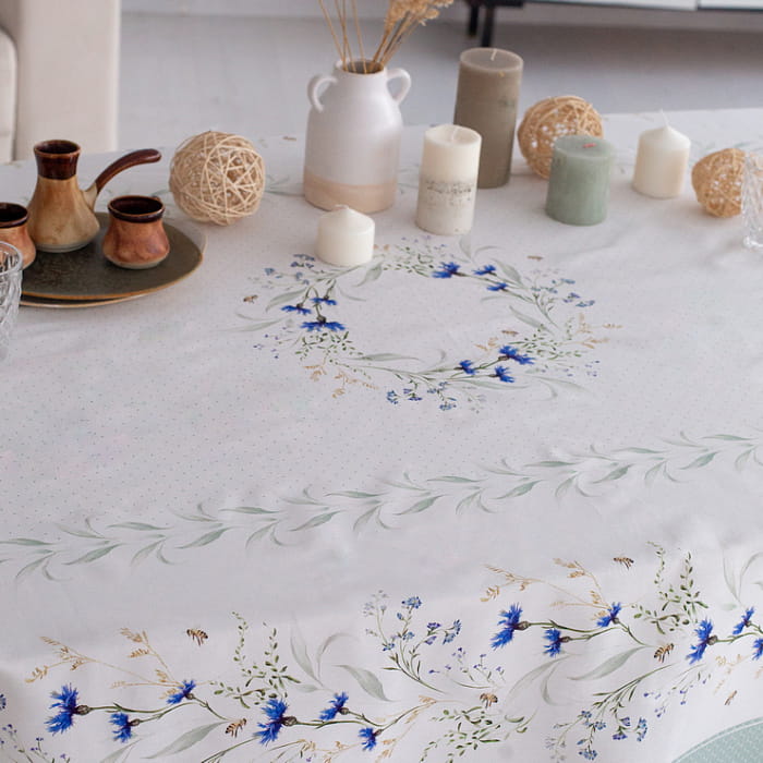 Скатерть  145х180 см "Васильки"