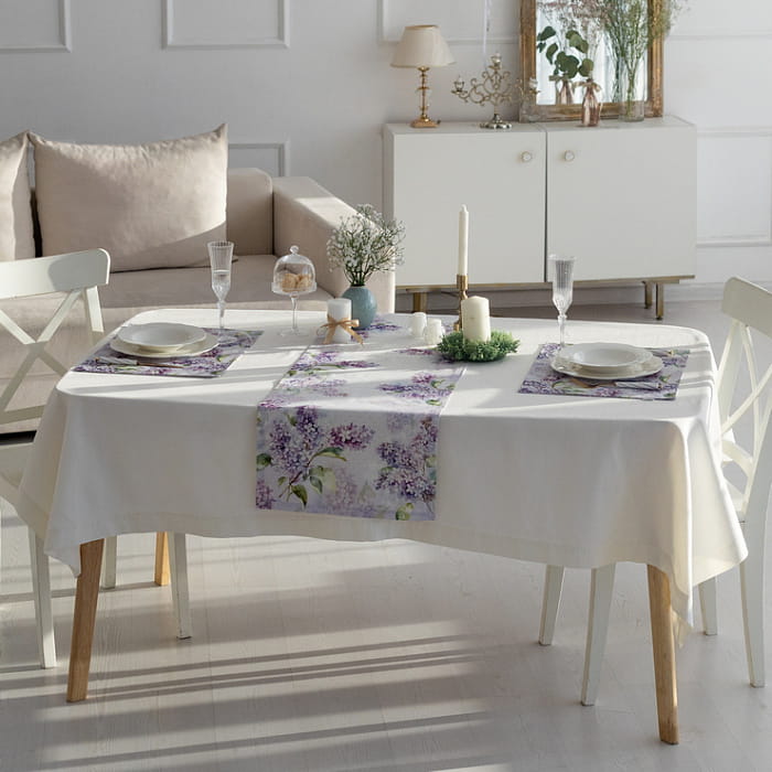 Набор  салфеток плейсматов "Аромат сирени"