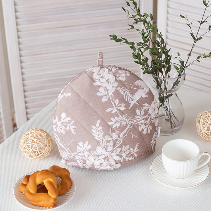 Чехол-грелка для чайников "Баллада" кофейная