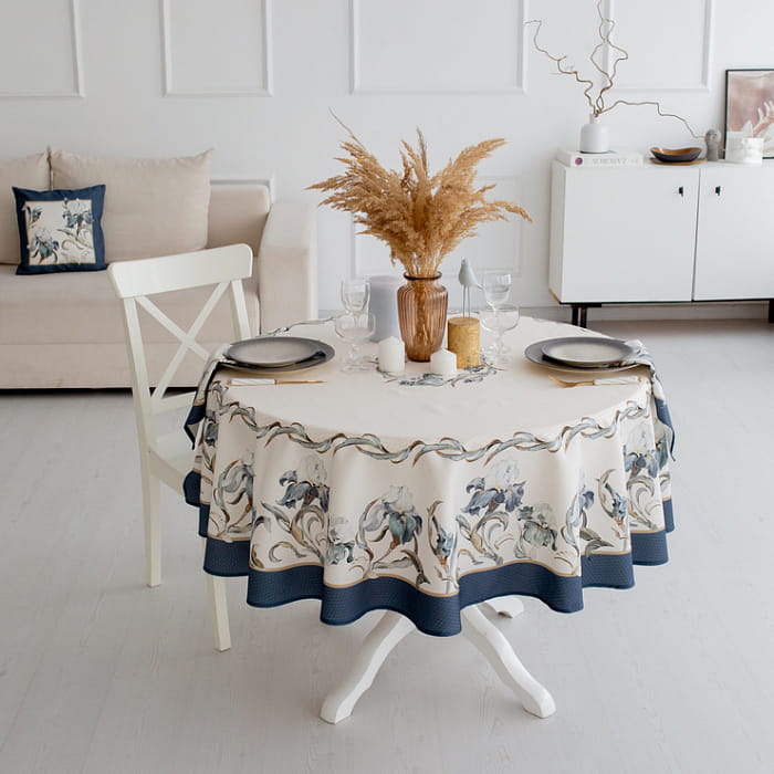 Скатерть круглая D-150 см "Айрис"