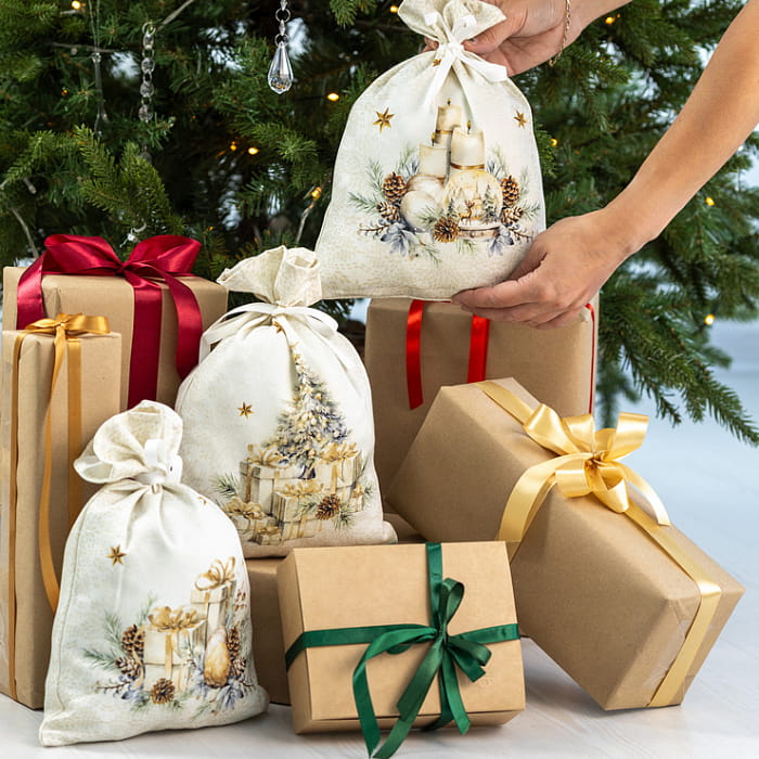 Декоративный мешок "Полонез елка" 24х32 см