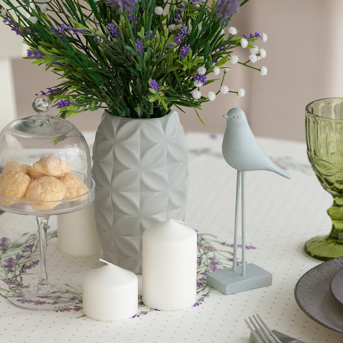 Скатерть круглая D-170 см "Лавандовое лето"