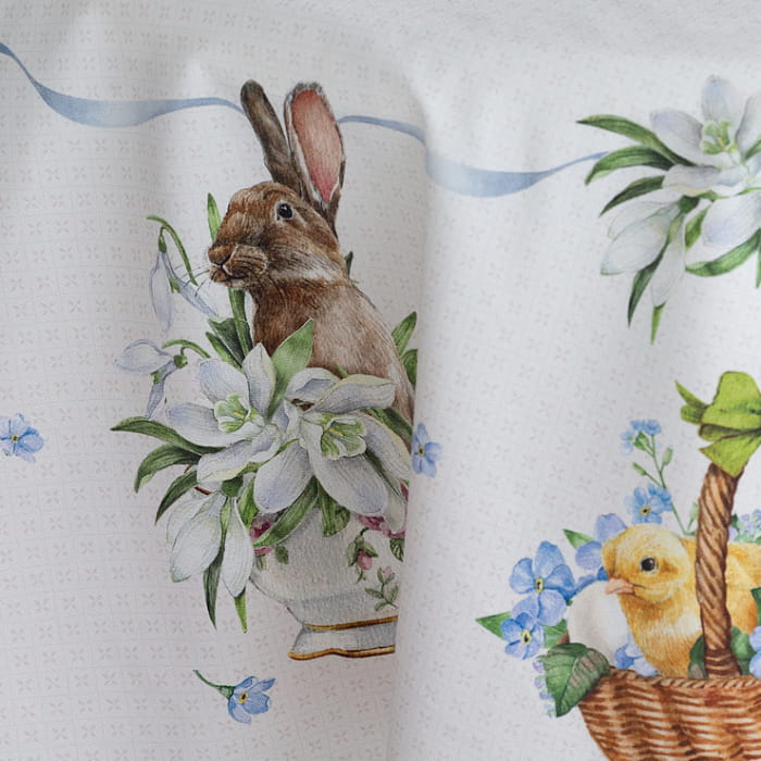 Скатерть овальная 150х200 см "Ретро"