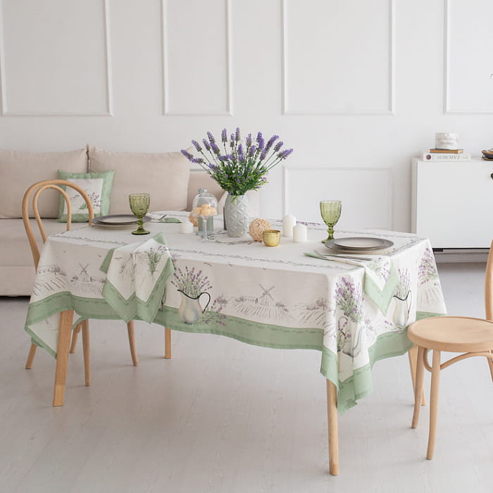 Скатерть 145х225 см "Лавандовое лето"