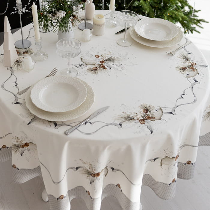 Скатерть круглая D-150 см "Стоун"