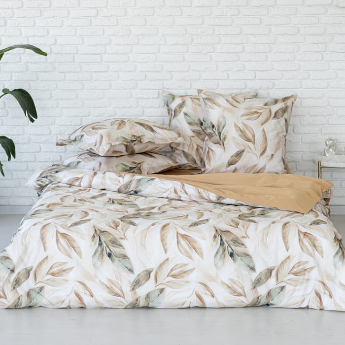 Евро комплект постельного белья "Флоренс"  с простыней на резинке