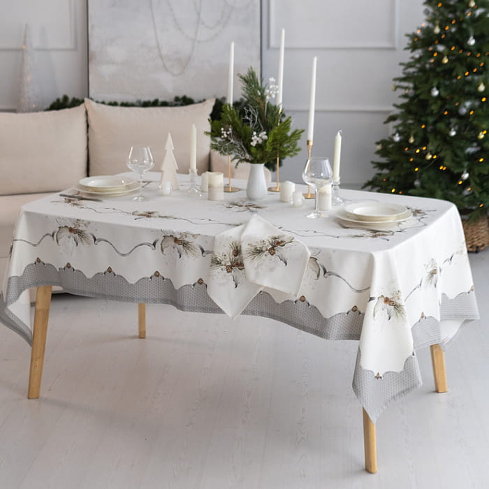 Скатерть 120х145 см "Стоун"