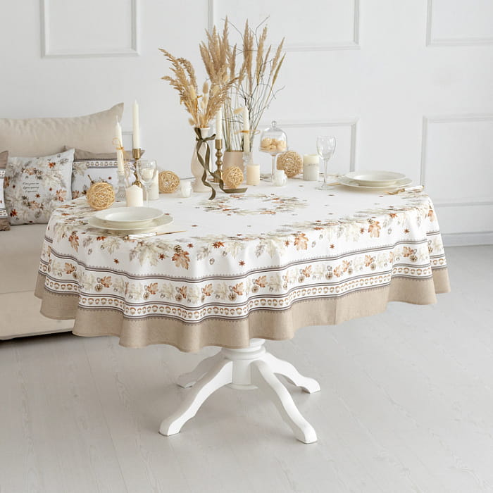 Скатерть овальная 150х200 см "Торонто"