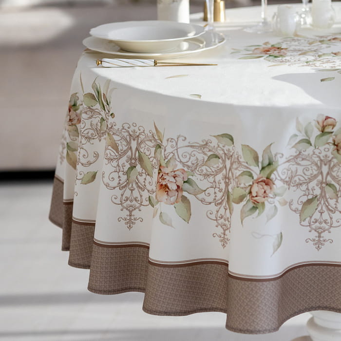 Скатерть круглая D-150 см "Луиза"