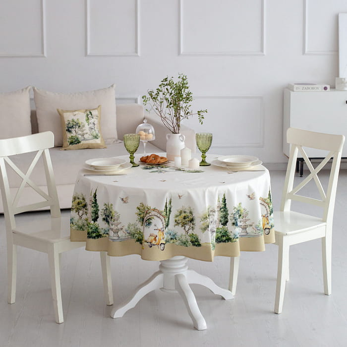 Скатерть круглая D-190 см "Итальяно"