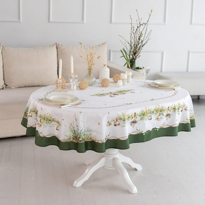 Скатерть овальная  140х170 см "Тутти"