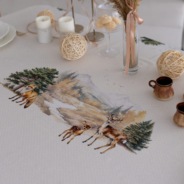 Скатерть 145х145 см "Дубрава"