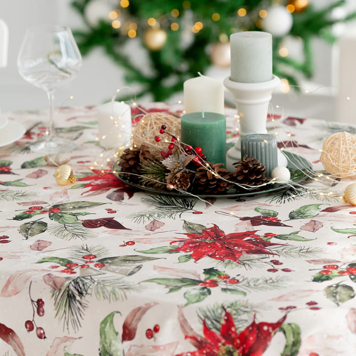 Скатерть круглая D-150 см "Марлен" паттерн