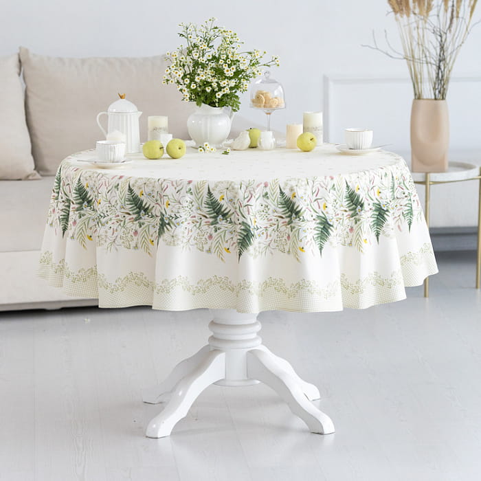 Скатерть круглая D-170 см "Купалинка"