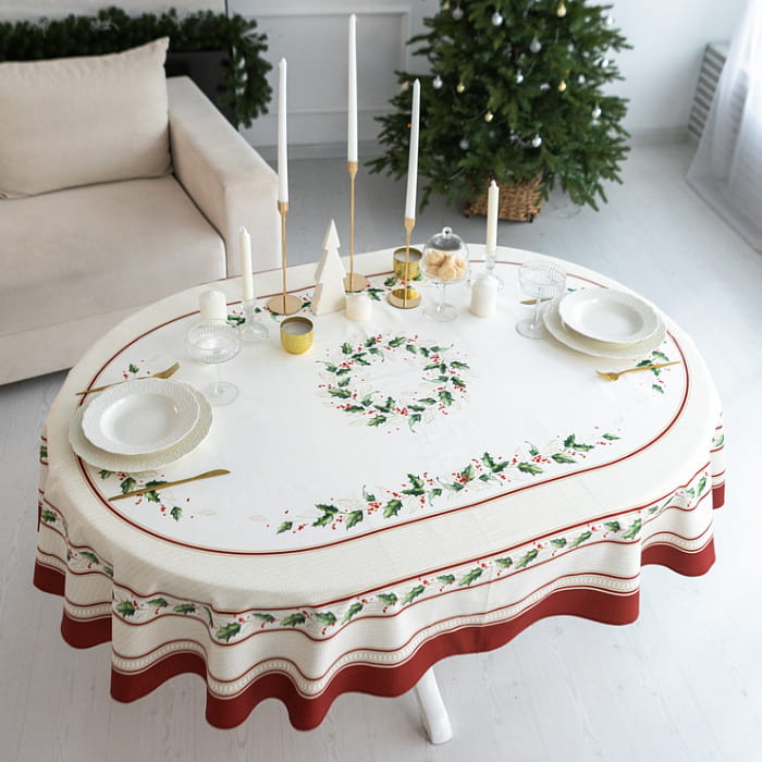 Скатерть овальная 150х205 см "Элегант"