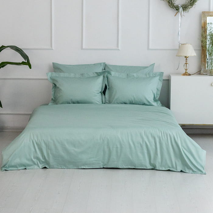 Простыня на резинке 100х200х25 "Ментоловая нотка"