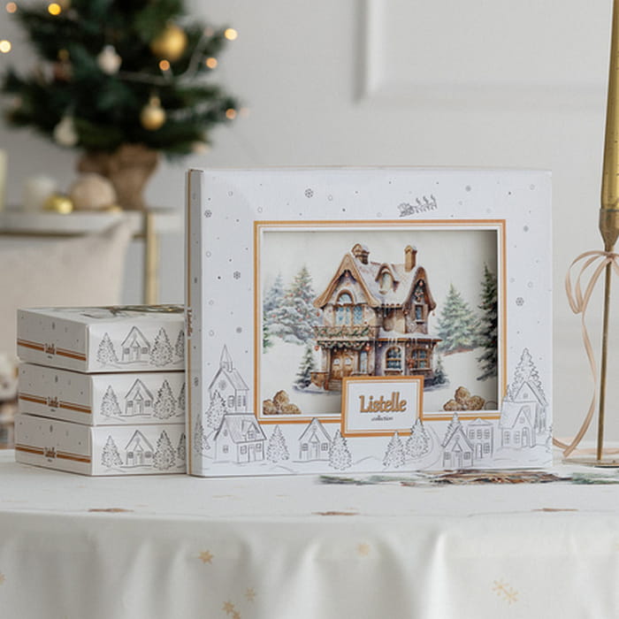 Скатерть 145х225 см "Пряничный домик"