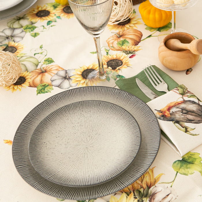 Скатерть овальная  170х250 см "Шадэ"