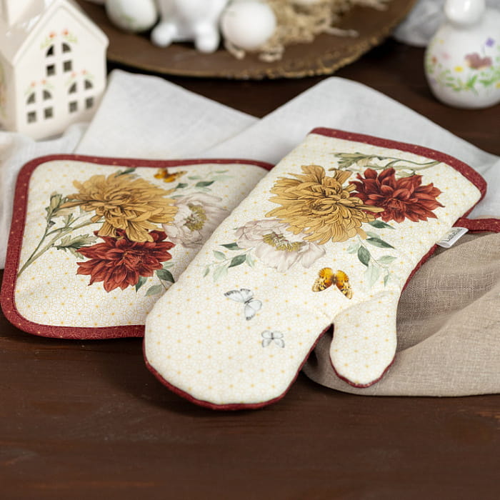 Комплект прихваток "Цветочная симфония"