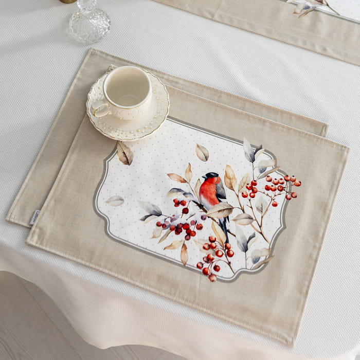 Набор салфеток плейсматов "Пернатые истории"