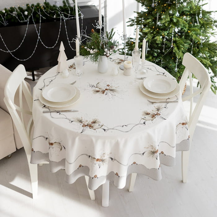 Скатерть круглая D-150 см "Стоун"