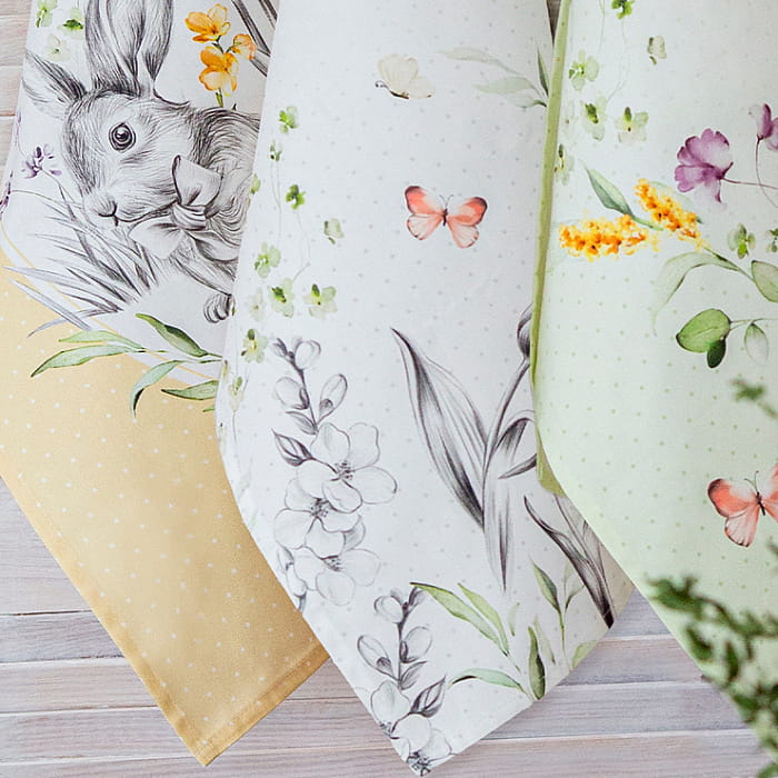 Набор Set-3 полотенец "Соната" цветочные