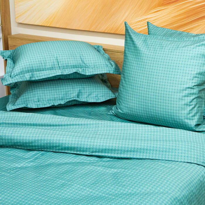 Пододеяльник 200х215 "Рейн" лавровый зеленый