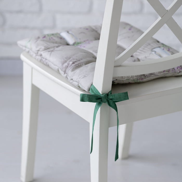 Подушка на стул "Лавандовое лето"