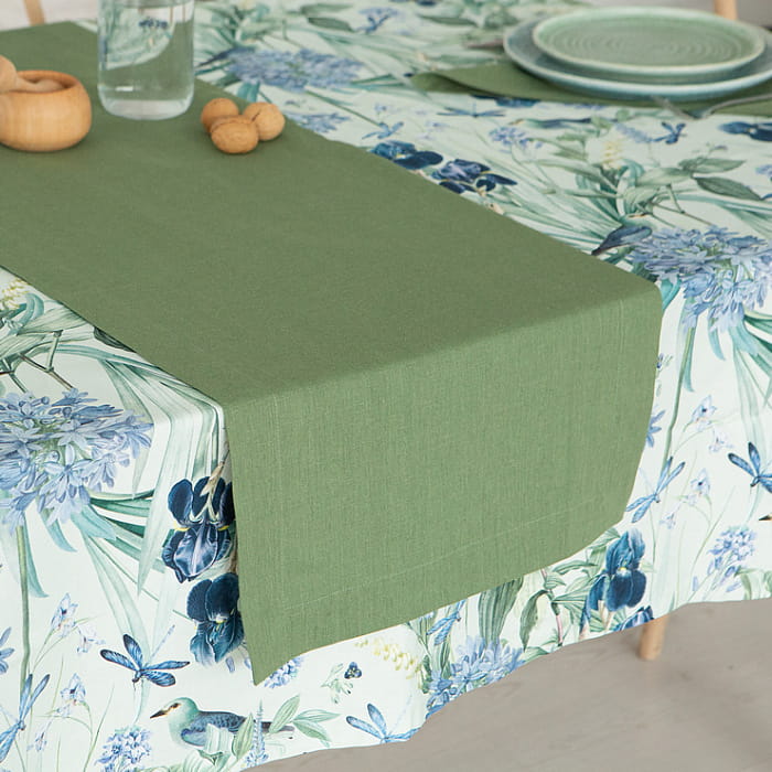 Дорожка 40х140 см цвет "Шпинат" декоративная