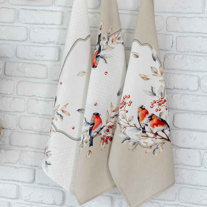 Набор Set-3 полотенец "Пернатые истории"