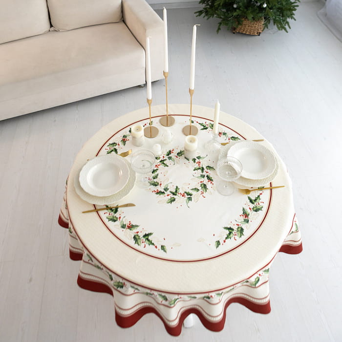 Скатерть круглая D-150 см "Элегант"