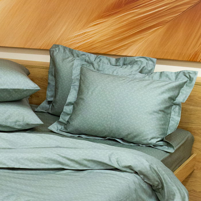 Пододеяльник 150х215 "Дафна" зеленый шалфей