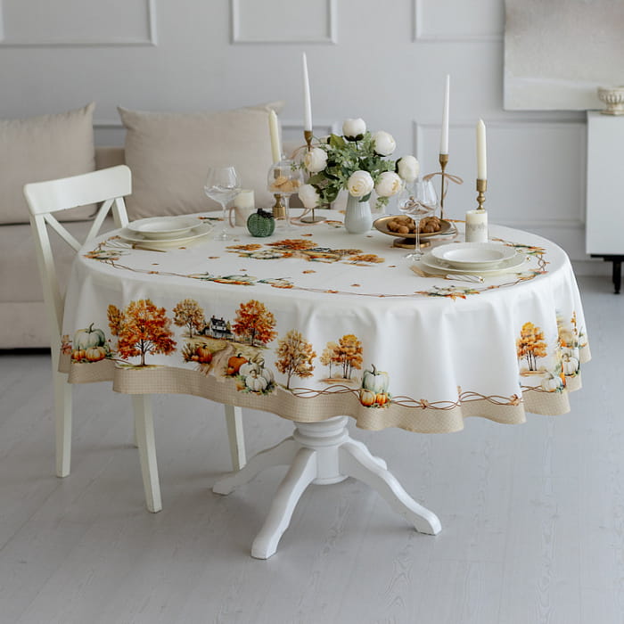 Скатерть овальная 170х250 см "Терра"