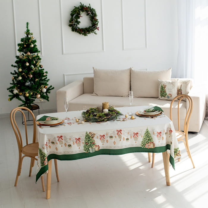 Скатерть 145х180 см "Новогодняя шкатулка"