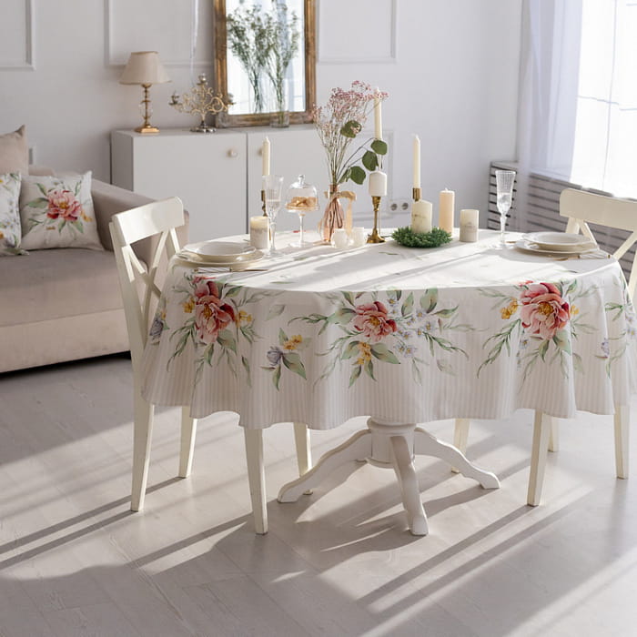Скатерть овальная 150х205 см "Белла"