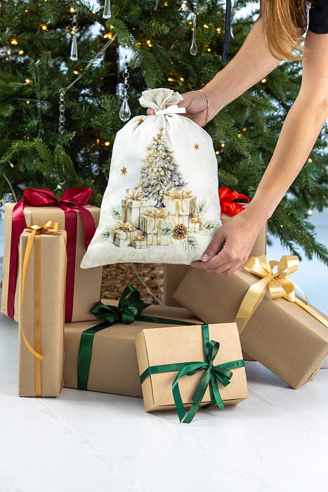 Декоративный мешок "Полонез елка" 30х40 см