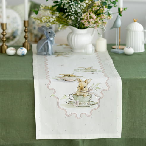 Дорожка 40х190 см "Заварные зайки"