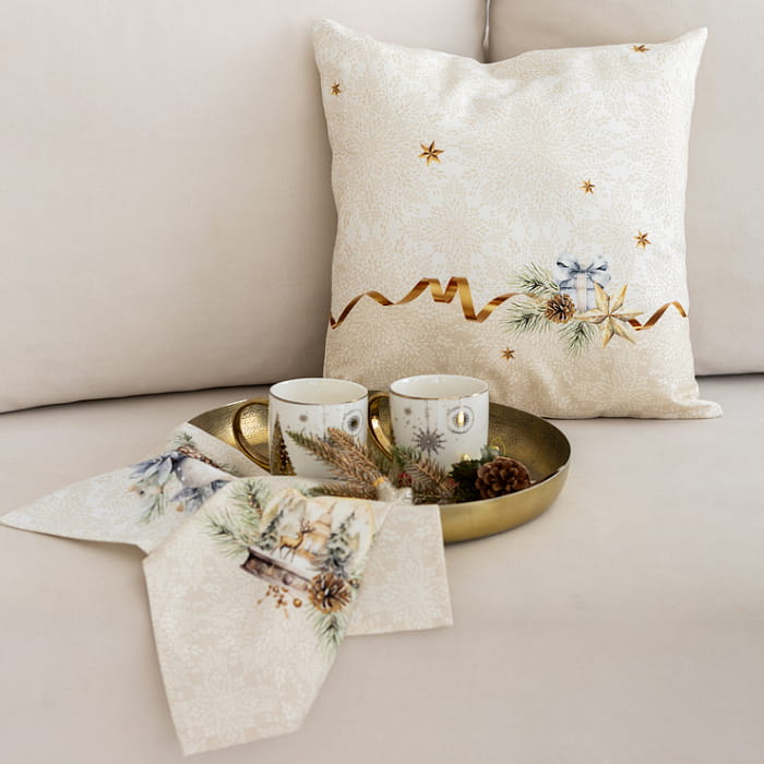 Декоративная наволочка "Полонез со свечами"