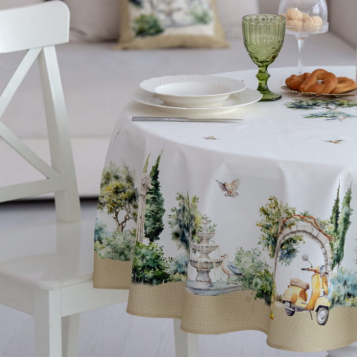 Скатерть круглая D-170 см "Итальяно"