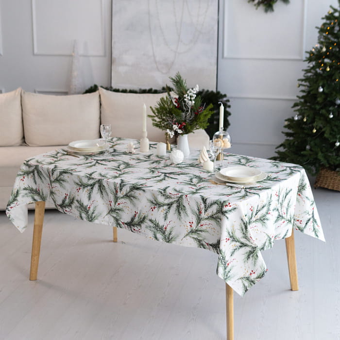 Скатерть 115х145 см "Ветви Рождества"