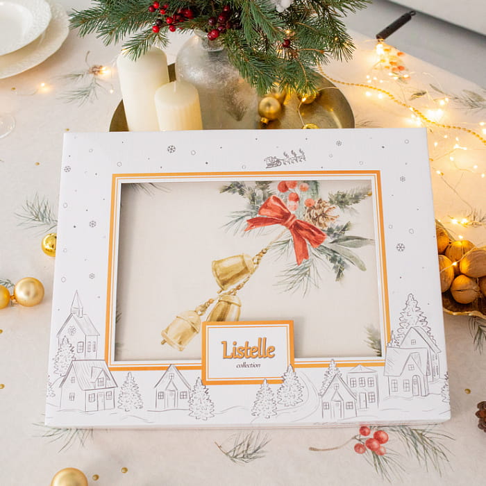 Скатерть 165х260 см "Рождественская классика"