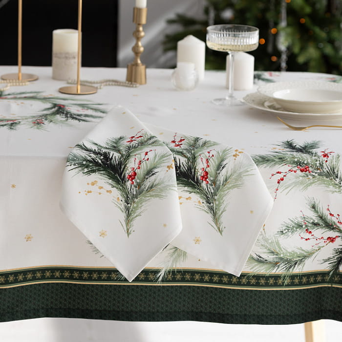 Набор Set-4 салфеток "Ветви Рождества"