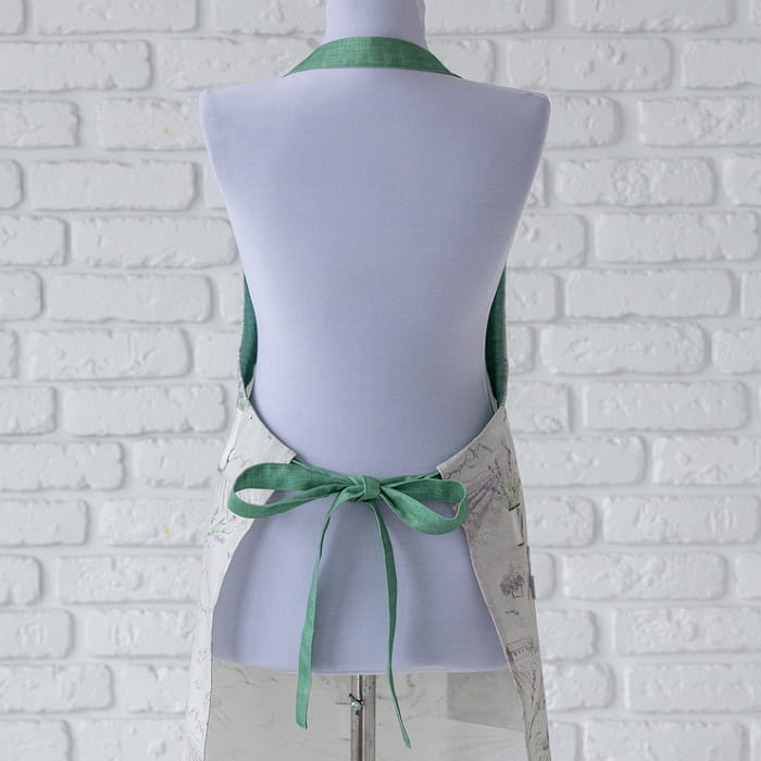 Фартук "Лавандовое лето" модель "Слот"